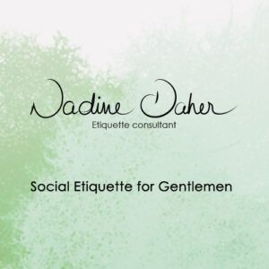 Social Etiquette for Gentlemen
